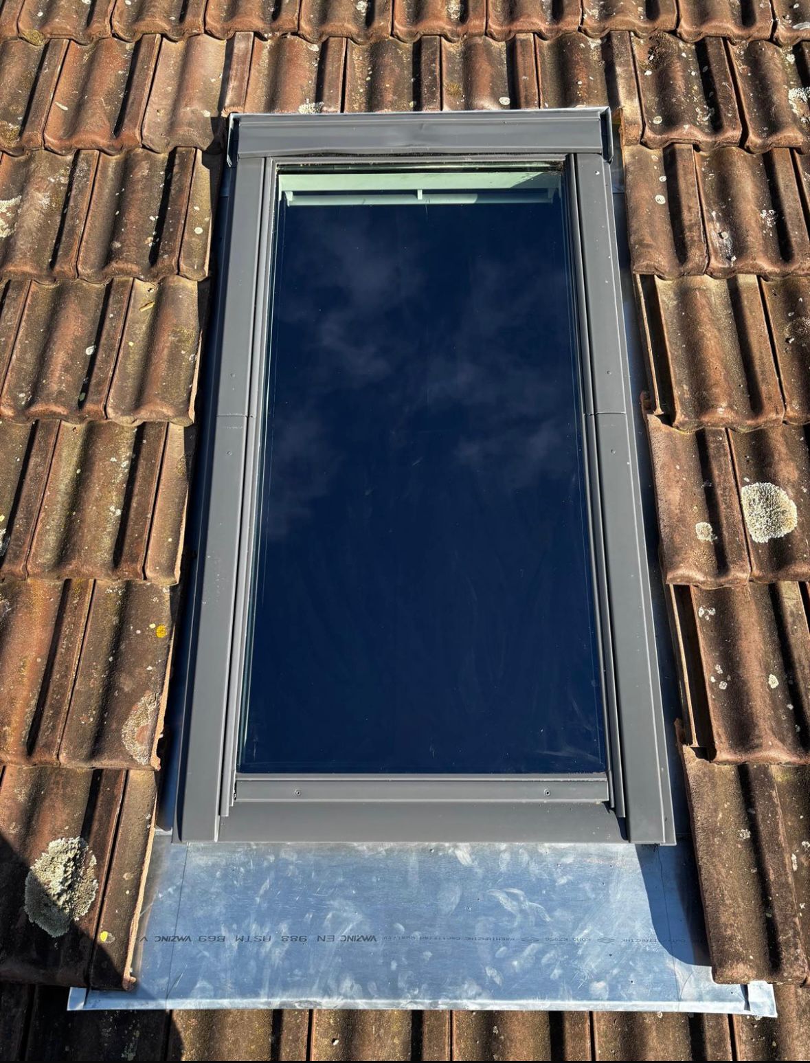 Installation de fenêtre de toit Velux